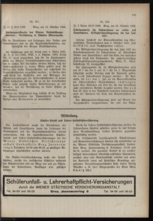 Verordnungsblatt für das Schulwesen in Steiermark 19361021 Seite: 3