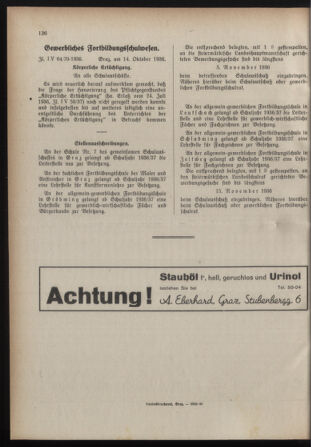 Verordnungsblatt für das Schulwesen in Steiermark 19361021 Seite: 6