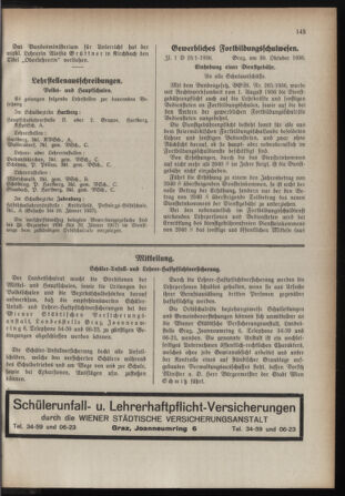 Verordnungsblatt für das Schulwesen in Steiermark 19361105 Seite: 7