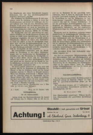 Verordnungsblatt für das Schulwesen in Steiermark 19361105 Seite: 8