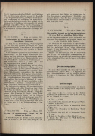 Verordnungsblatt für das Schulwesen in Steiermark 19370108 Seite: 3