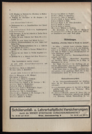 Verordnungsblatt für das Schulwesen in Steiermark 19370108 Seite: 4