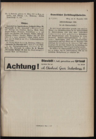 Verordnungsblatt für das Schulwesen in Steiermark 19370108 Seite: 5