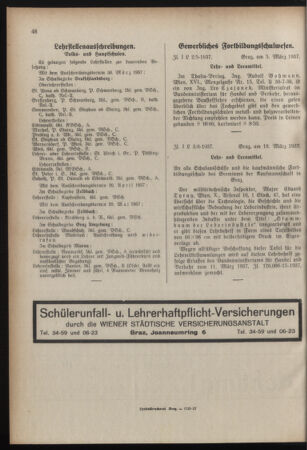 Verordnungsblatt für das Schulwesen in Steiermark 19370324 Seite: 18