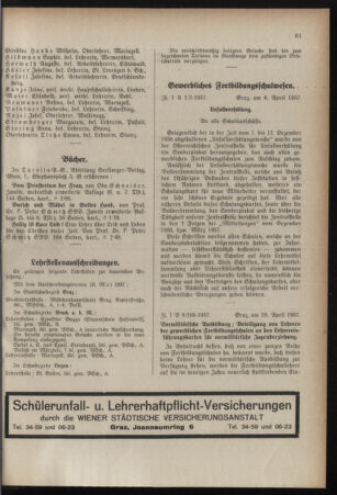 Verordnungsblatt für das Schulwesen in Steiermark 19370420 Seite: 5