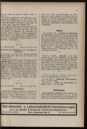 Verordnungsblatt für das Schulwesen in Steiermark 19370617 Seite: 5