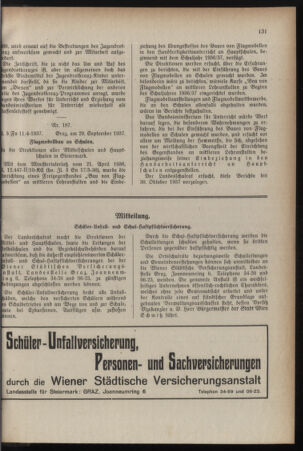 Verordnungsblatt für das Schulwesen in Steiermark 19371005 Seite: 7