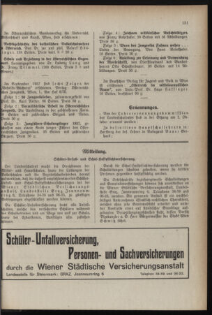 Verordnungsblatt für das Schulwesen in Steiermark 19371105 Seite: 5