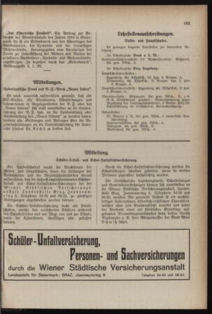 Verordnungsblatt für das Schulwesen in Steiermark 19371120 Seite: 11