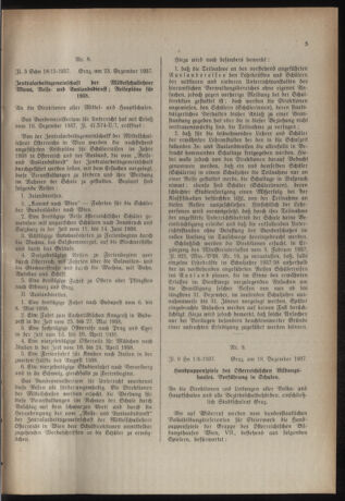 Verordnungsblatt für das Schulwesen in Steiermark 19380111 Seite: 5