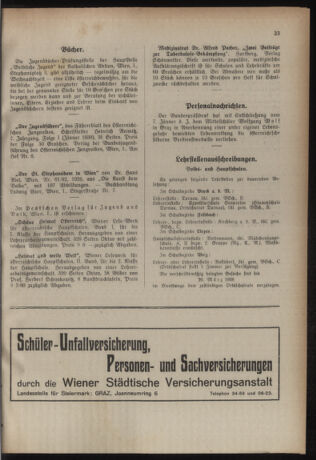 Verordnungsblatt für das Schulwesen in Steiermark 19380212 Seite: 7