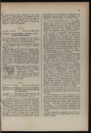 Verordnungsblatt für das Schulwesen in Steiermark 19380309 Seite: 3