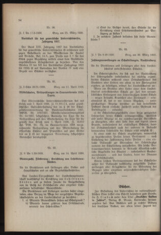 Verordnungsblatt für das Schulwesen in Steiermark 19380416 Seite: 10