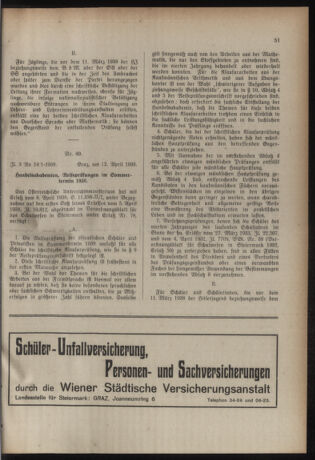 Verordnungsblatt für das Schulwesen in Steiermark 19380416 Seite: 7