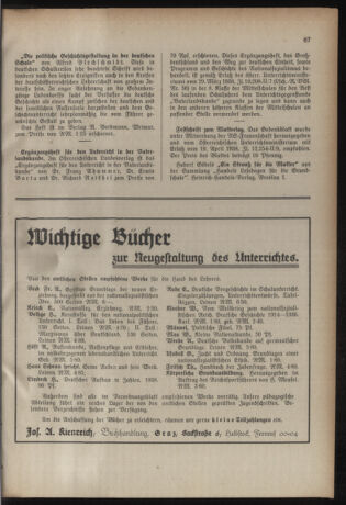 Verordnungsblatt für das Schulwesen in Steiermark 19380504 Seite: 11