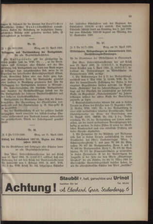 Verordnungsblatt für das Schulwesen in Steiermark 19380504 Seite: 3