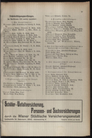 Verordnungsblatt für das Schulwesen in Steiermark 19380527 Seite: 9