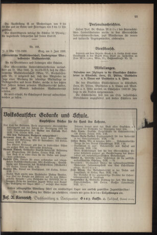 Verordnungsblatt für das Schulwesen in Steiermark 19380614 Seite: 15