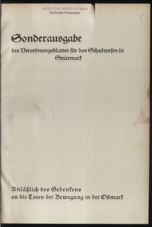 Verordnungsblatt für das Schulwesen in Steiermark 19380614 Seite: 17