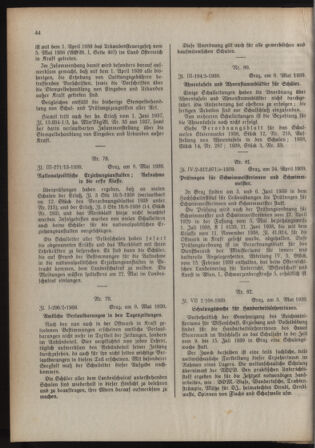 Verordnungsblatt für das Schulwesen in Steiermark 19390515 Seite: 10