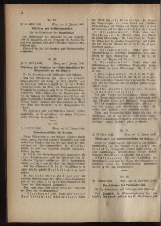 Verordnungsblatt für das Schulwesen in Steiermark 19400122 Seite: 12