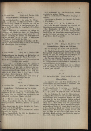 Verordnungsblatt für das Schulwesen in Steiermark 19400228 Seite: 3