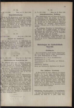 Verordnungsblatt für das Schulwesen in Steiermark 19400511 Seite: 5