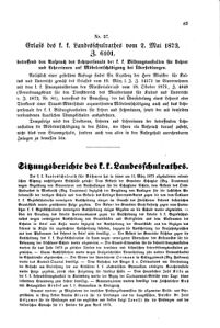 Verordnungsblatt für das Volksschulwesen im Königreiche Böhmen 18730525 Seite: 7