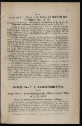 Verordnungsblatt für das Volksschulwesen im Königreiche Böhmen 18770408 Seite: 7