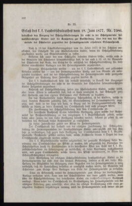 Verordnungsblatt für das Volksschulwesen im Königreiche Böhmen 18770813 Seite: 6