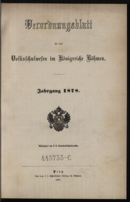 Verordnungsblatt für das Volksschulwesen im Königreiche Böhmen 18780125 Seite: 121