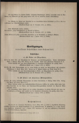 Verordnungsblatt für das Volksschulwesen im Königreiche Böhmen 18780218 Seite: 7