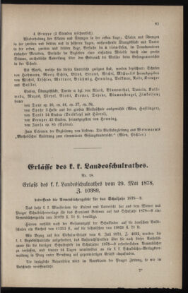 Verordnungsblatt für das Volksschulwesen im Königreiche Böhmen 18780716 Seite: 3