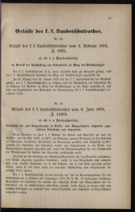 Verordnungsblatt für das Volksschulwesen im Königreiche Böhmen 18780818 Seite: 5