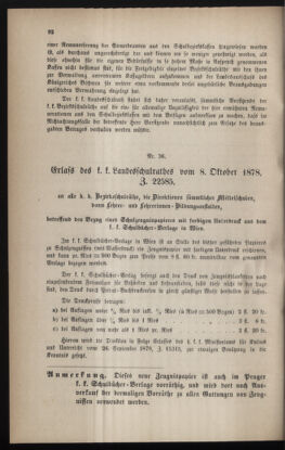 Verordnungsblatt für das Volksschulwesen im Königreiche Böhmen 18781119 Seite: 2