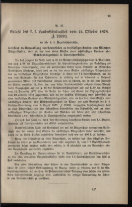 Verordnungsblatt für das Volksschulwesen im Königreiche Böhmen 18781119 Seite: 3