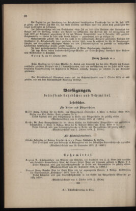 Verordnungsblatt für das Volksschulwesen im Königreiche Böhmen 18781119 Seite: 8