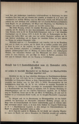 Verordnungsblatt für das Volksschulwesen im Königreiche Böhmen 18781219 Seite: 3