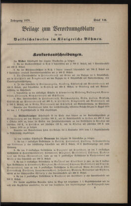 Verordnungsblatt für das Volksschulwesen im Königreiche Böhmen 18790116 Seite: 39