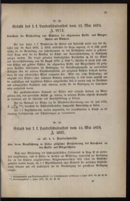 Verordnungsblatt für das Volksschulwesen im Königreiche Böhmen 18790610 Seite: 3