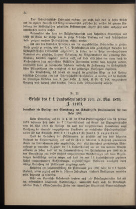 Verordnungsblatt für das Volksschulwesen im Königreiche Böhmen 18790610 Seite: 4