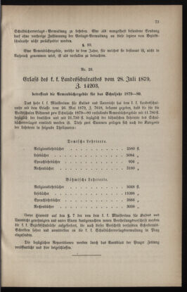 Verordnungsblatt für das Volksschulwesen im Königreiche Böhmen 18790818 Seite: 11