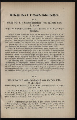 Verordnungsblatt für das Volksschulwesen im Königreiche Böhmen 18790818 Seite: 9