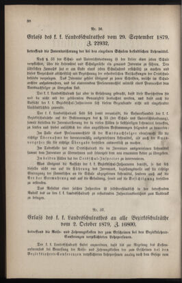 Verordnungsblatt für das Volksschulwesen im Königreiche Böhmen 18791110 Seite: 2