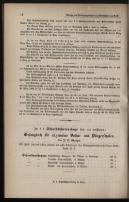 Verordnungsblatt für das Volksschulwesen im Königreiche Böhmen 18810106 Seite: 22