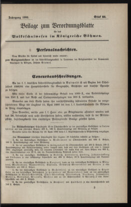 Verordnungsblatt für das Volksschulwesen im Königreiche Böhmen 18810106 Seite: 23