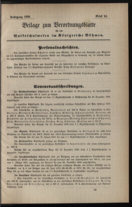 Verordnungsblatt für das Volksschulwesen im Königreiche Böhmen 18810106 Seite: 77