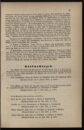 Verordnungsblatt für das Volksschulwesen im Königreiche Böhmen 18810704 Seite: 29