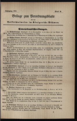 Verordnungsblatt für das Volksschulwesen im Königreiche Böhmen 18820111 Seite: 15