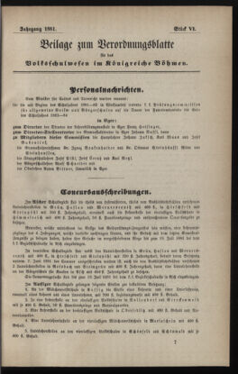 Verordnungsblatt für das Volksschulwesen im Königreiche Böhmen 18820111 Seite: 39